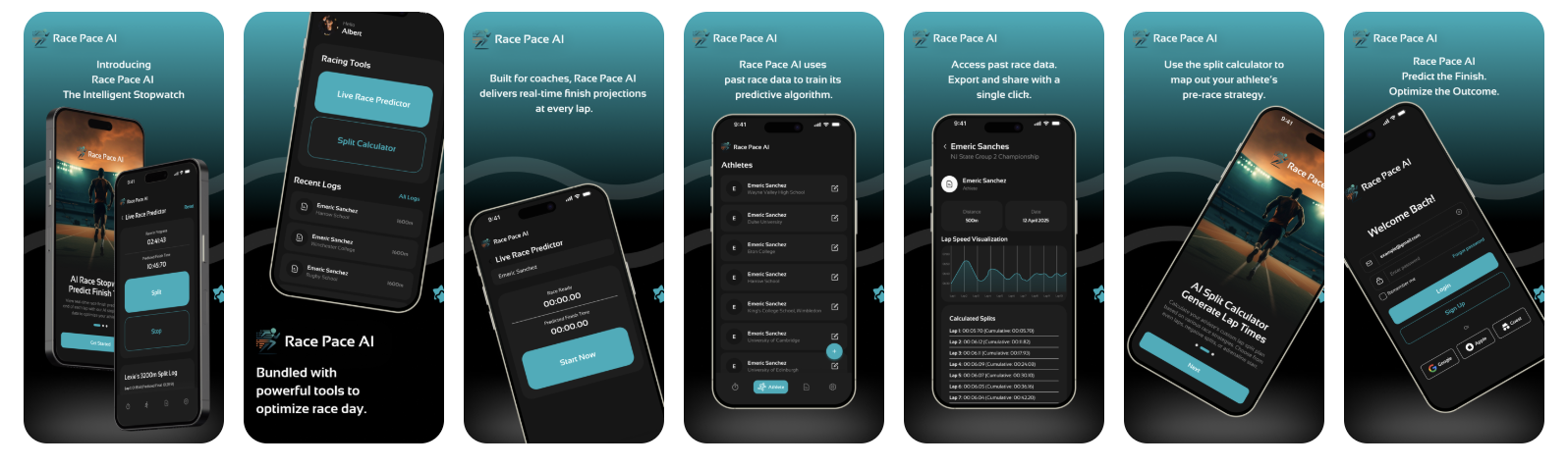 Race Pace AI app